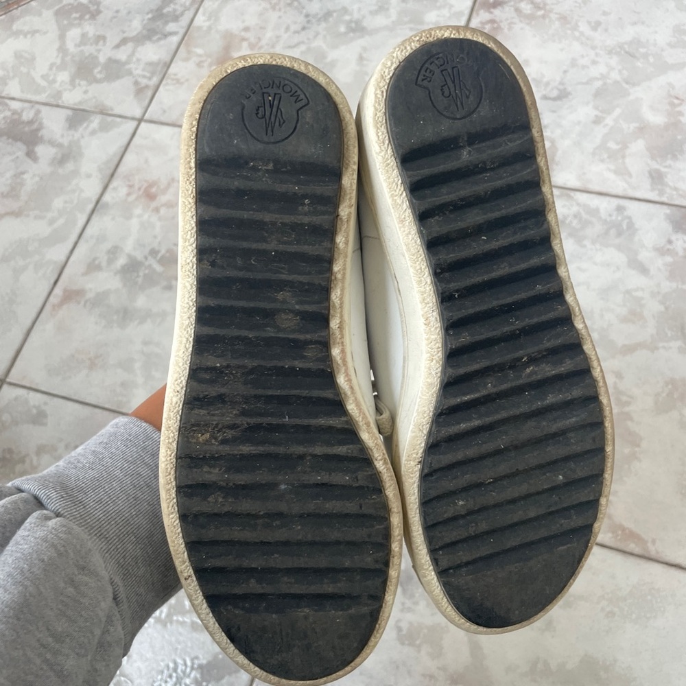 Moncler womens sneakers green with logo size 8 - Picture 3 of 5